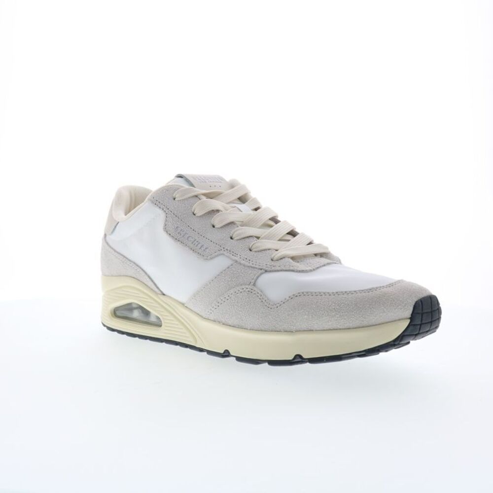 Skechers Mens UNO - Vintage Dayz White Shoes (NWT) - Picture 2 of 7